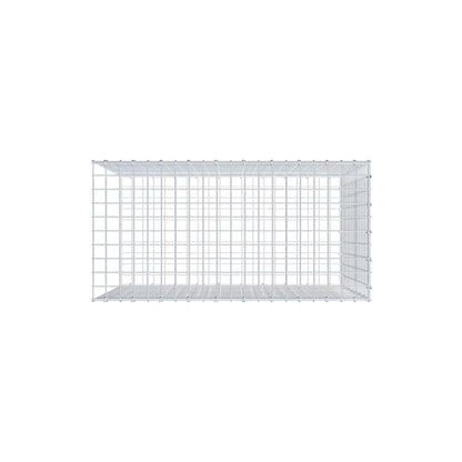 Fourche rapportée type 2 100 cm x 80 cm x 50 cm (L x H x P), mailles 5 cm x 5 cm, anneau C