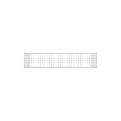 Opvokset gabion type 3 200 cm x 100 cm x 40 cm (L x H x D), maskestørrelse 5 cm x 10 cm, spiral
