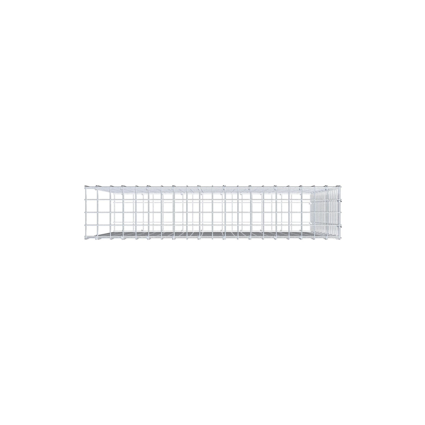 Fourche rapportée type 2 100 cm x 90 cm x 20 cm (L x H x P), mailles 5 cm x 5 cm, anneau C