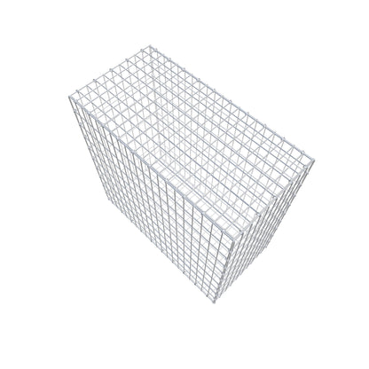 Gabion 100 cm x 100 cm x 50 cm (L x H x D), maskestørrelse 5 cm x 10 cm, C-ring