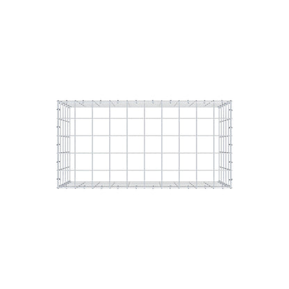 Anbaugabione Typ 3 100 cm x 50 cm x 50 cm (L x H x T), Maschenweite 10 cm x 10 cm, C-Ring