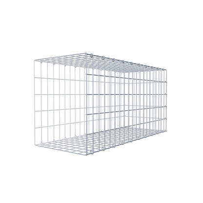 Monteret gabion type 2 100 cm x 50 cm x 40 cm, maskestørrelse 5 cm x 10 cm, C-ring