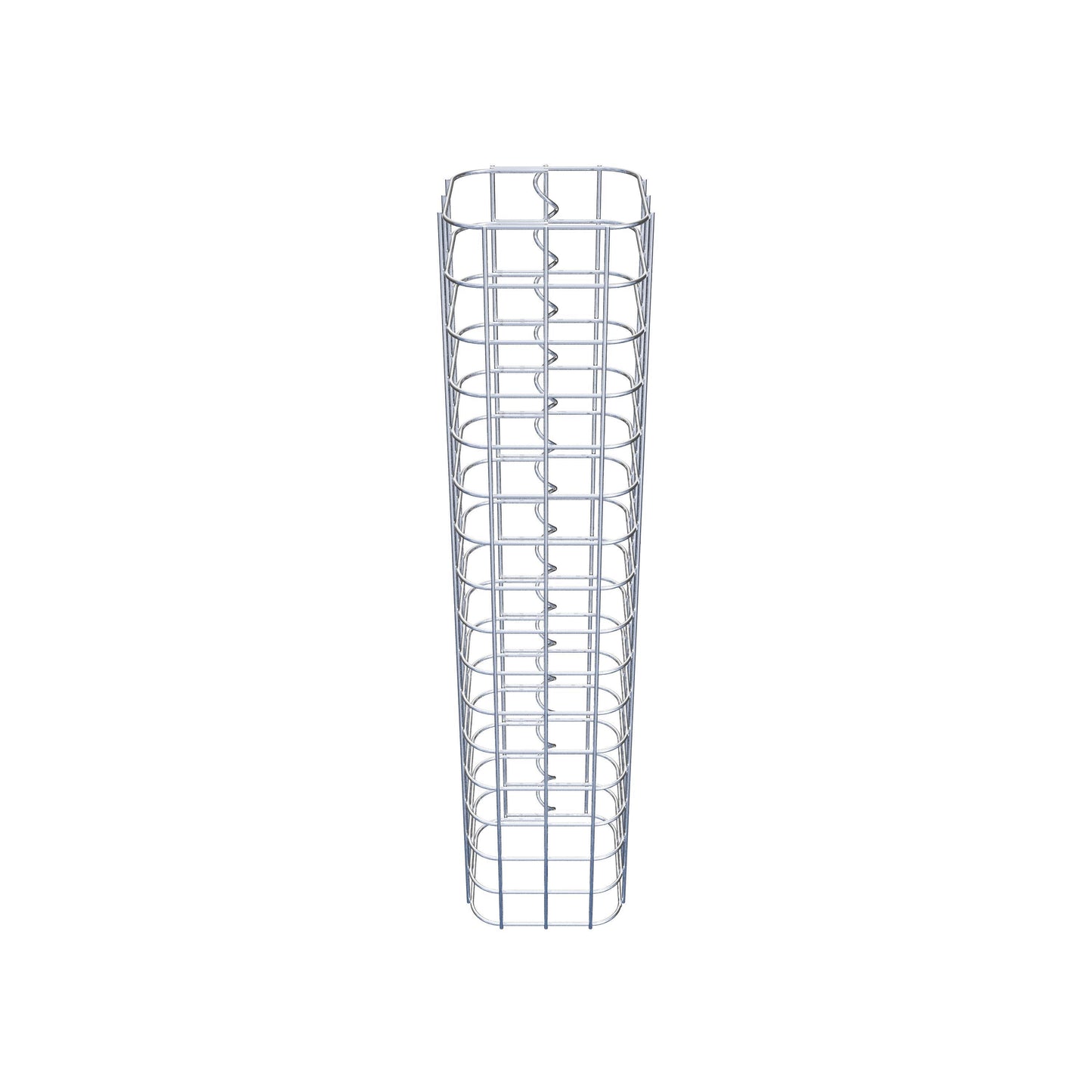 Gabionpelare fyrkant 17 cm x 17 cm, 80 cm hög, MW 5 cm x 5 cm