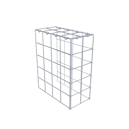 Monteret gabion type 4 50 cm x 40 cm x 20 cm (L x H x D), maskestørrelse 10 cm x 10 cm, C-ring