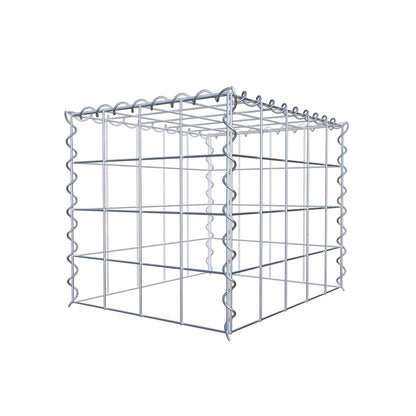 Opvokset gabion type 3 50 cm x 40 cm x 40 cm (L x H x D), maskestørrelse 10 cm x 10 cm, spiral