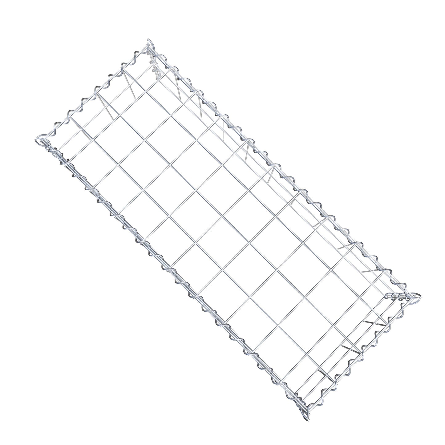 Anbaugabione Typ 3 100 cm x 20 cm x 40 cm (L x H x T), Maschenweite 10 cm x 10 cm, Spirale