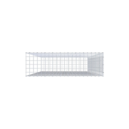 Fourche rapportée type 2 200 cm x 100 cm x 30 cm (L x H x P), mailles 5 cm x 5 cm, anneau C