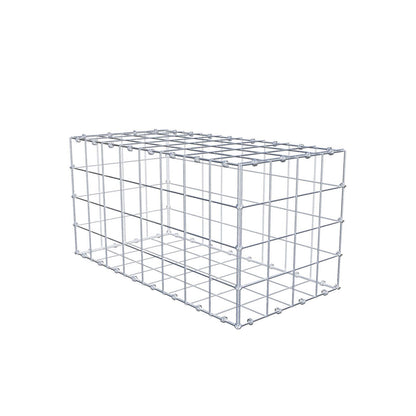 Gabione 80 cm x 40 cm x 40 cm (L x H x T), Maschenweite 10 x 10 cm, Spiralring