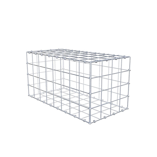 Gabione 80 cm x 40 cm x 40 cm (L x H x T), Maschenweite 10 x 10 cm, Spiralring