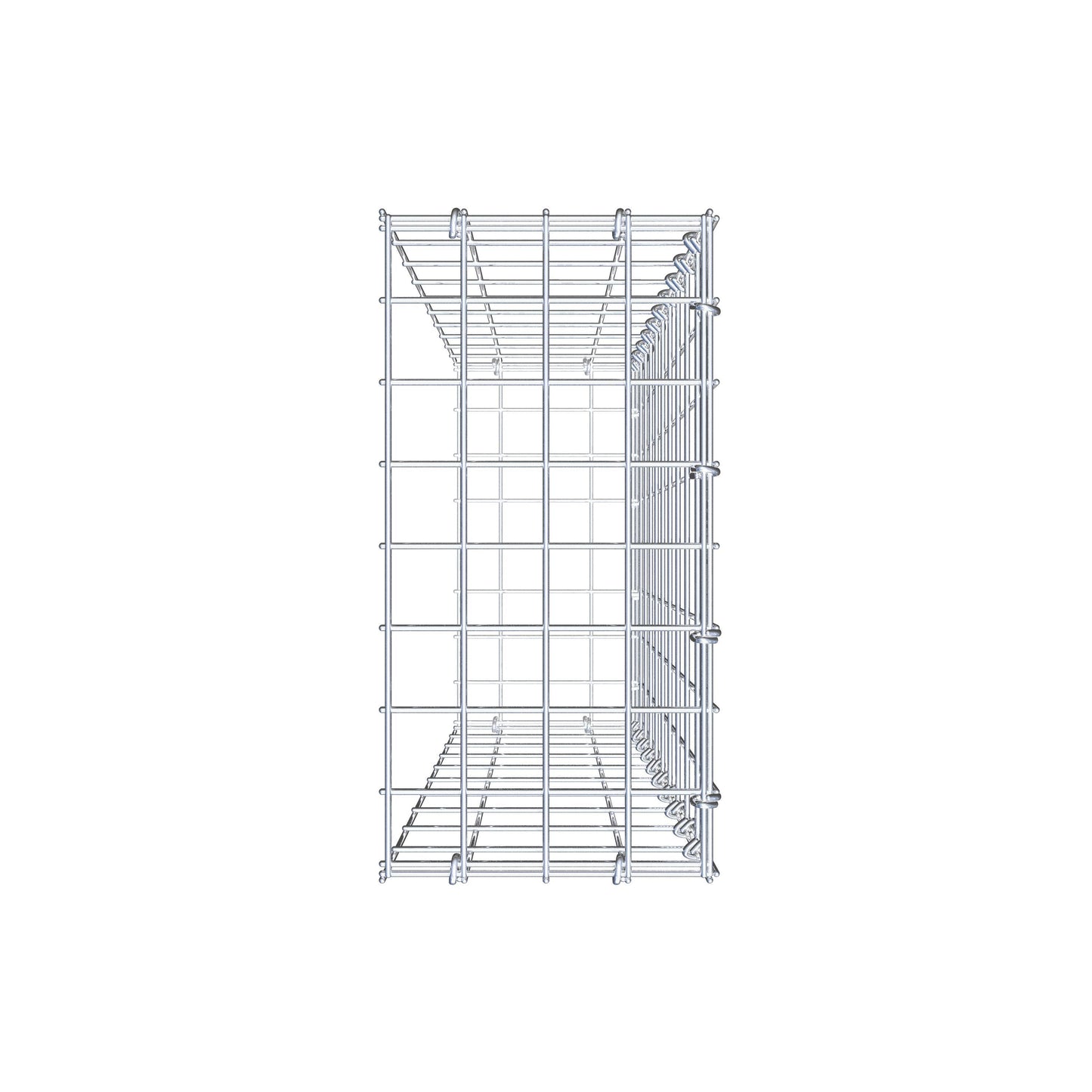 Pila adicional tipo 2 100 cm x 20 cm x 40 cm, malla 5 cm x 10 cm, anillo en C