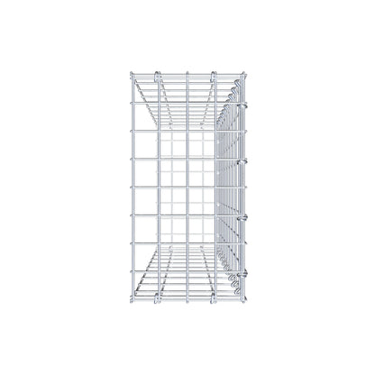 Pila adicional tipo 2 100 cm x 20 cm x 40 cm, malla 5 cm x 10 cm, anillo en C