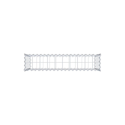 Gabion 100 cm x 50 cm x 20 cm (L x H x D), mesh size 10 cm x 10 cm, spiral