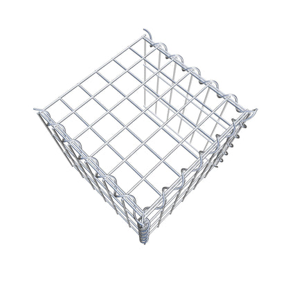 Påväxt gabion typ 4 30 cm x 30 cm x 30 cm (L x H x D), maskstorlek 5 cm x 10 cm, spiral