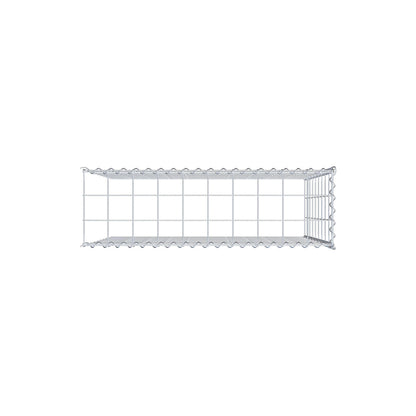 Grown-on gabion type 4 100 cm x 90 cm x 30 cm (L x H x D), mesh size 10 cm x 10 cm, spiral