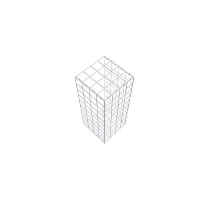 Gabbione aggiuntivo di tipo 2 100 cm x 40 cm x 40 cm (L x H x P), maglia 10 cm x 10 cm, anello a C