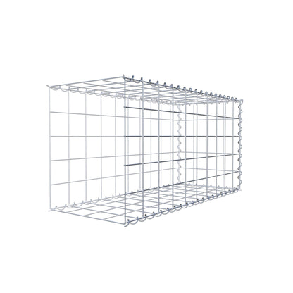 Gavión complementario tipo 2 100 cm x 50 cm x 40 cm (L x A x P), malla 10 cm x 10 cm, espiral
