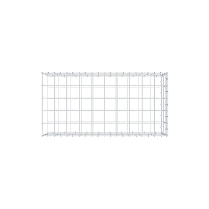 Type 2 oplegkorf 100 cm x 30 cm x 50 cm (L x H x D), maaswijdte 10 cm x 10 cm, C-ring