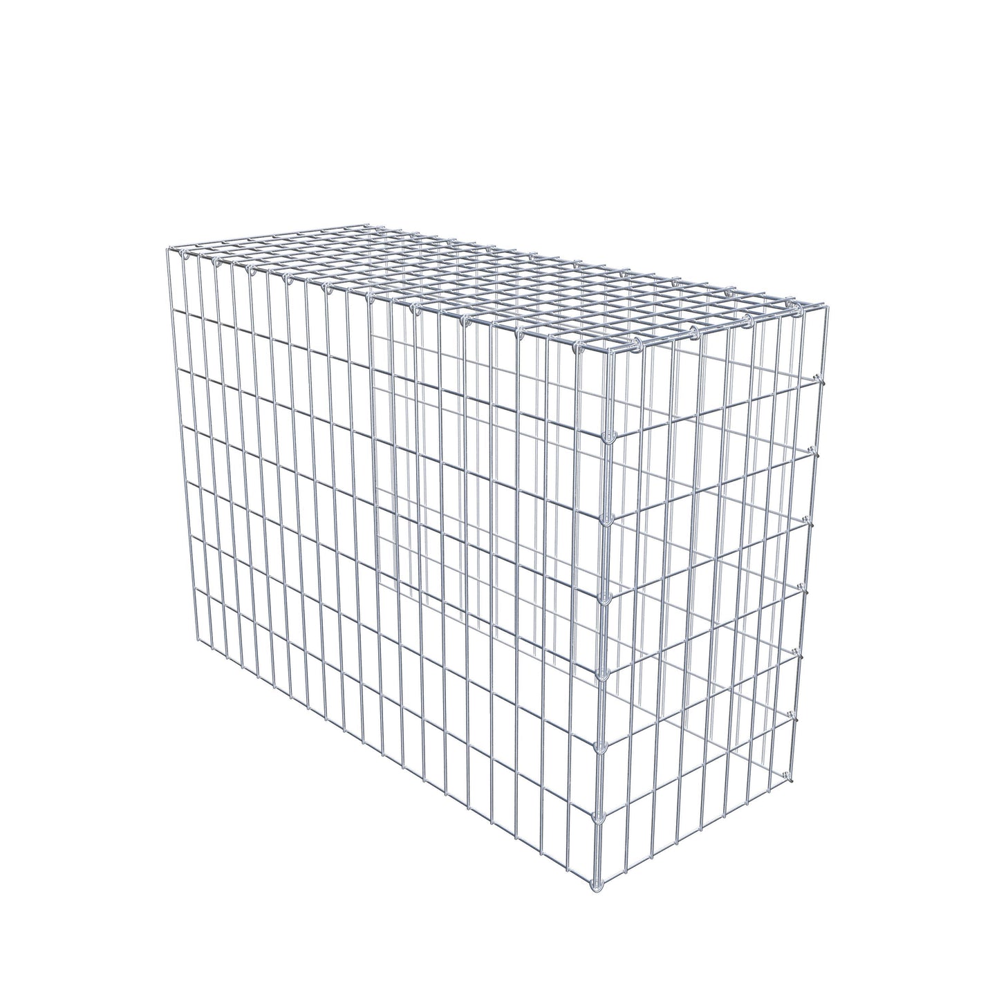 Fourche rapportée type 4 100 cm x 70 cm x 40 cm (L x H x P), mailles 5 cm x 10 cm, anneau en C