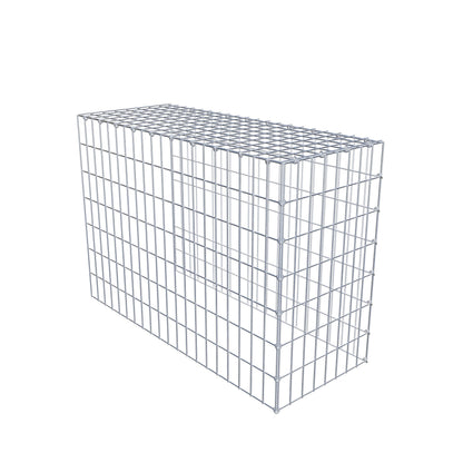 Fourche rapportée type 4 100 cm x 70 cm x 40 cm (L x H x P), mailles 5 cm x 10 cm, anneau en C