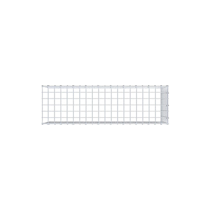 Opzetpaal type 4 100 cm x 40 cm x 30 cm (L x H x D), maaswijdte 5 cm x 5 cm, C-ring