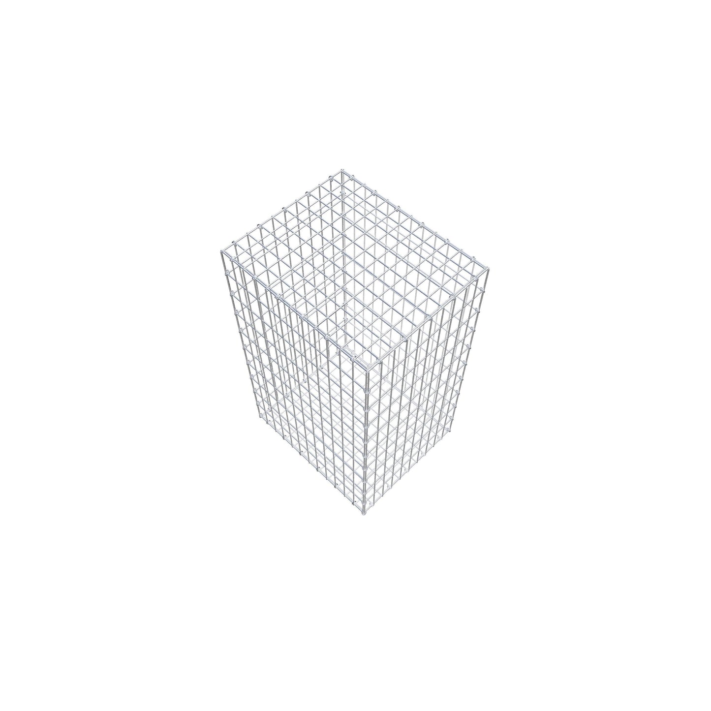 Gabion 100 cm x 60 cm x 50 cm (L x H x D), maskestørrelse 5 cm x 10 cm, C-ring