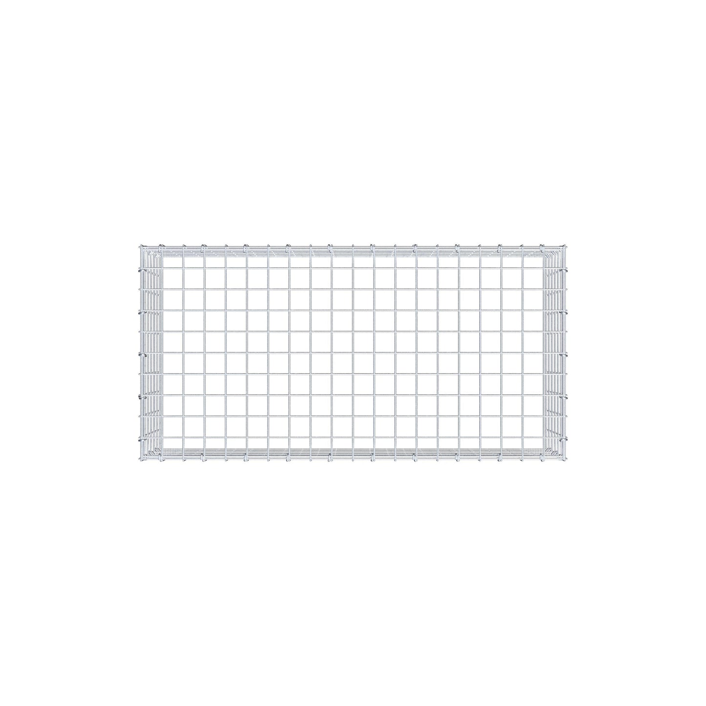 Gabbione aggiuntivo di tipo 3 100 cm x 30 cm x 50 cm (L x H x P), maglia 5 cm x 5 cm, anello a C