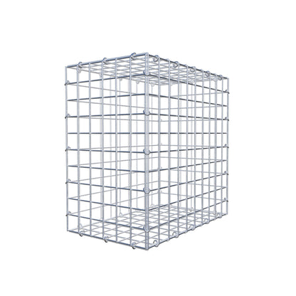 Gabião 50 cm x 50 cm x 30 cm (C x A x P), malhagem 5 cm x 5 cm, anel C