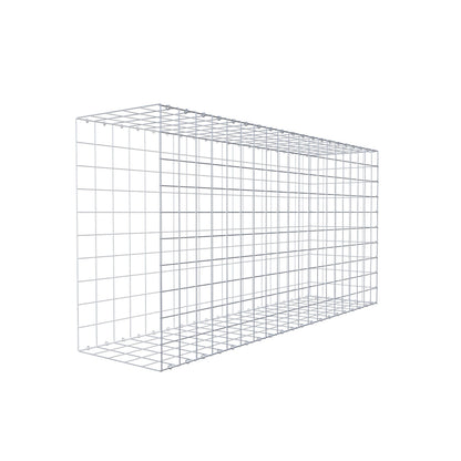 Mounted gabion type 2 200 cm x 100 cm x 50 cm (L x H x D), mesh size 10 cm x 10 cm, C-ring