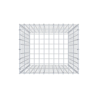 Gavión complementario de tipo 3 100 cm x 60 cm x 50 cm (L x A x P), malla 5 cm x 10 cm, anillo en C