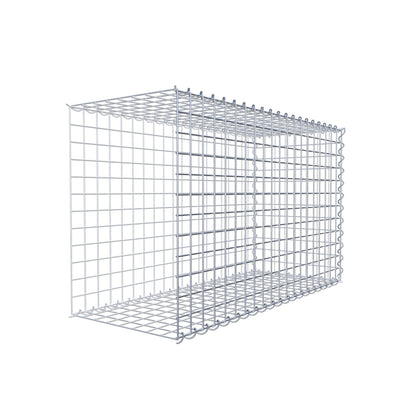 Opvokset gabion type 2 100 cm x 60 cm x 40 cm (L x H x D), maskestørrelse 5 cm x 5 cm, spiral