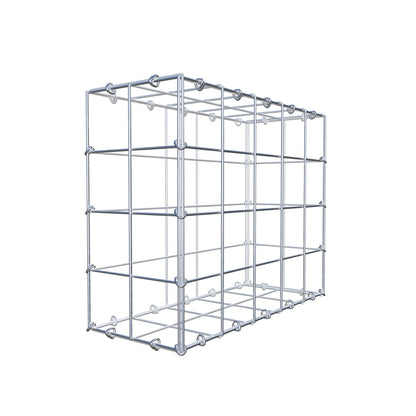 Gabião 50 cm x 40 cm x 20 cm (C x A x P), malhagem 10 cm x 10 cm, anel C