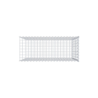 Anbaugabione Typ 2 100 cm x 90 cm x 40 cm (L x H x T), Maschenweite 5 cm x 10 cm, Spirale