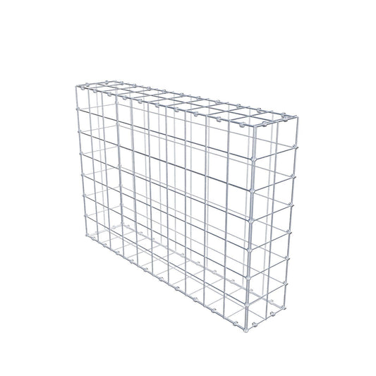 Gabione 100 cm x 70 cm x 20 cm (L x H x T), Maschenweite 10 x 10 cm, Spiralring