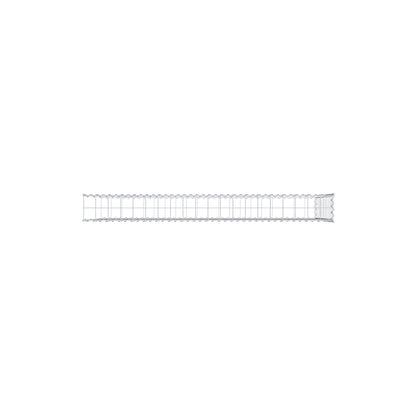 Gabion rapporté type 2 200 cm x 100 cm x 20 cm (L x H x P), mailles 10 cm x 10 cm, spirale