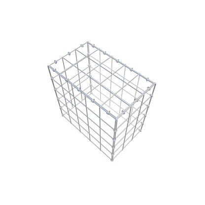 Monteret gabion type 3 50 cm x 50 cm x 30 cm (L x H x D), maskestørrelse 10 cm x 10 cm, C-ring
