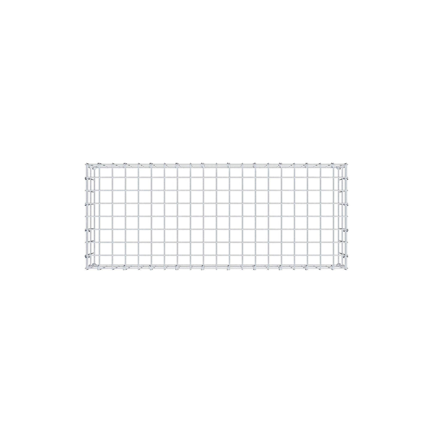 Fourche rapportée type 3 100 cm x 20 cm x 40 cm (L x H x P), mailles 5 cm x 10 cm, anneau C