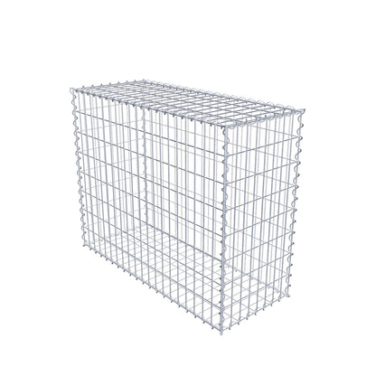 Gabion 100 cm x 80 cm x 40 cm (L x H x D), mesh size 5 cm x 10 cm, spiral