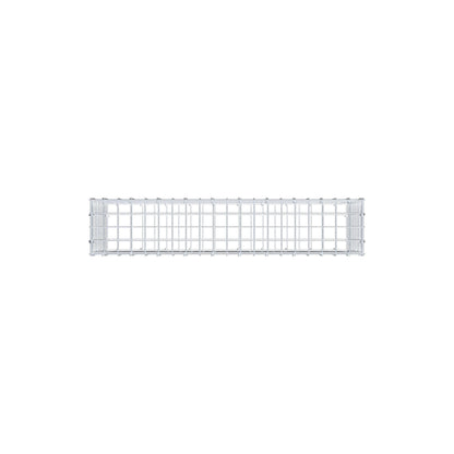 Gabion 100 cm x 40 cm x 20 cm (L x H x D), mesh size 5 cm x 5 cm, C-ring