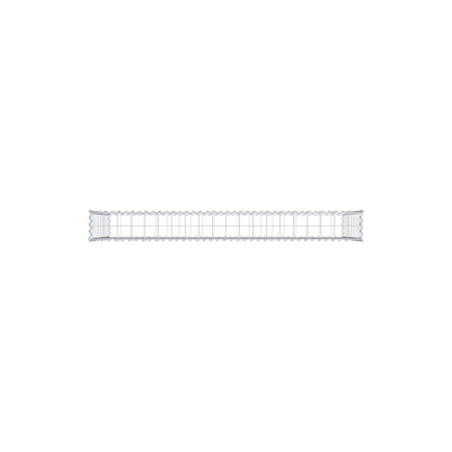 Gabion 200 cm x 100 cm x 20 cm (L x H x D), maskestørrelse 10 cm x 10 cm, spiral