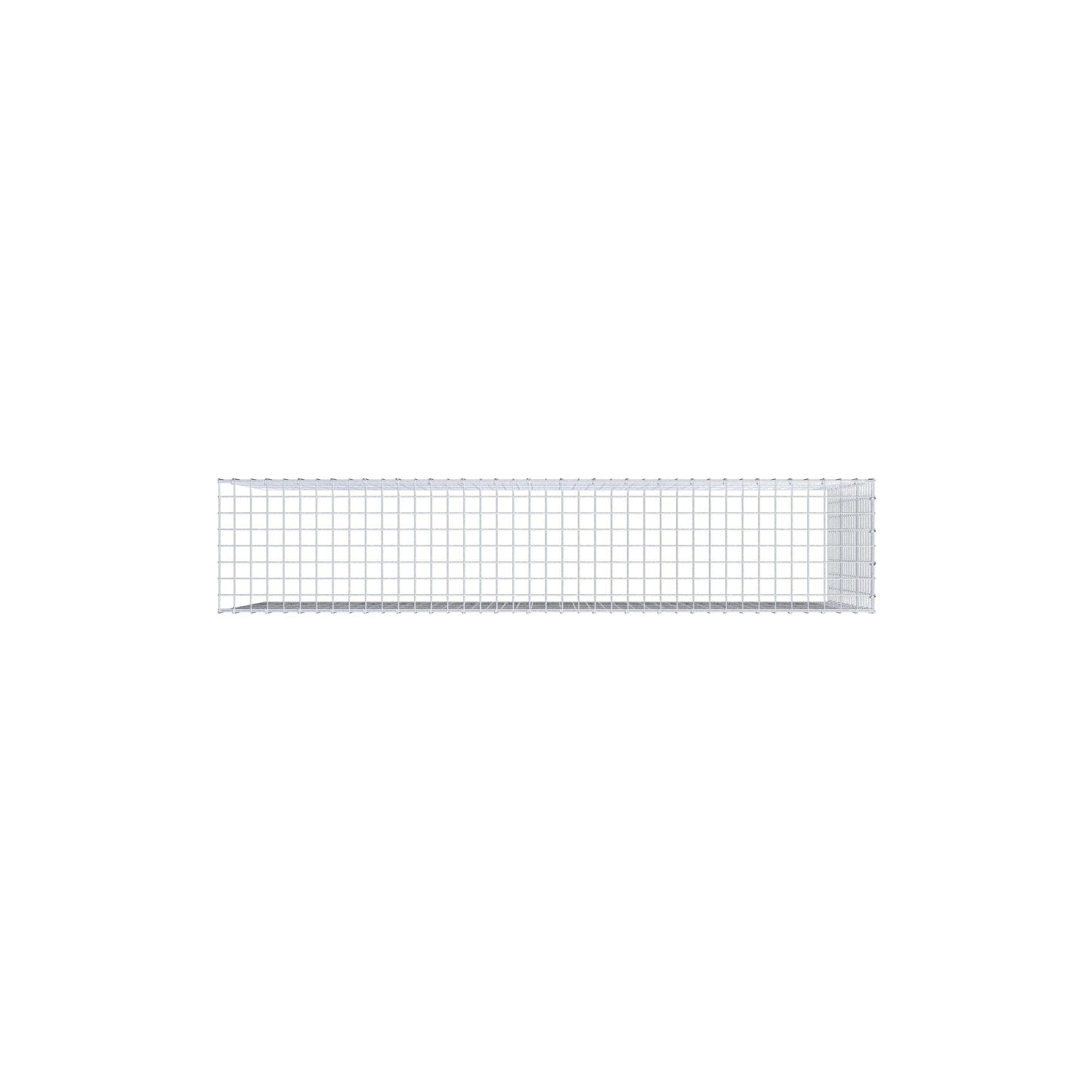 Fourche rapportée type 4 200 cm x 100 cm x 40 cm (L x H x P), mailles 5 cm x 5 cm, anneau C