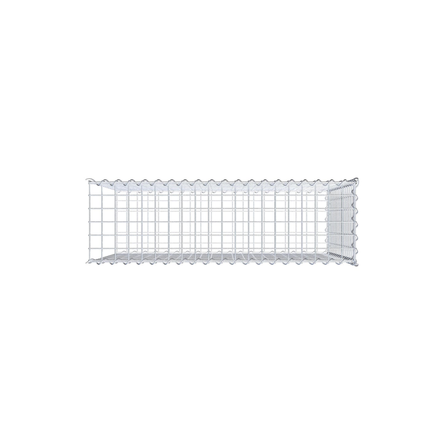 Gabbione aggiuntivo tipo 2 100 cm x 80 cm x 30 cm (L x H x P), maglia 5 cm x 5 cm, a spirale