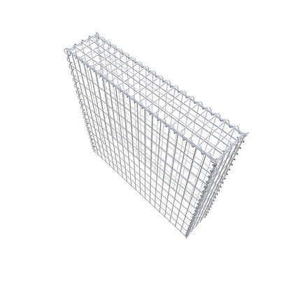 Opvokset gabion type 3 100 cm x 100 cm x 20 cm (L x H x D), maskestørrelse 5 cm x 10 cm, spiral