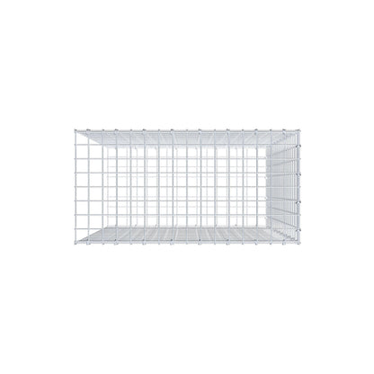 Gabbione aggiuntivo di tipo 2 100 cm x 80 cm x 40 cm (L x H x P), maglia 5 cm x 5 cm, anello a C