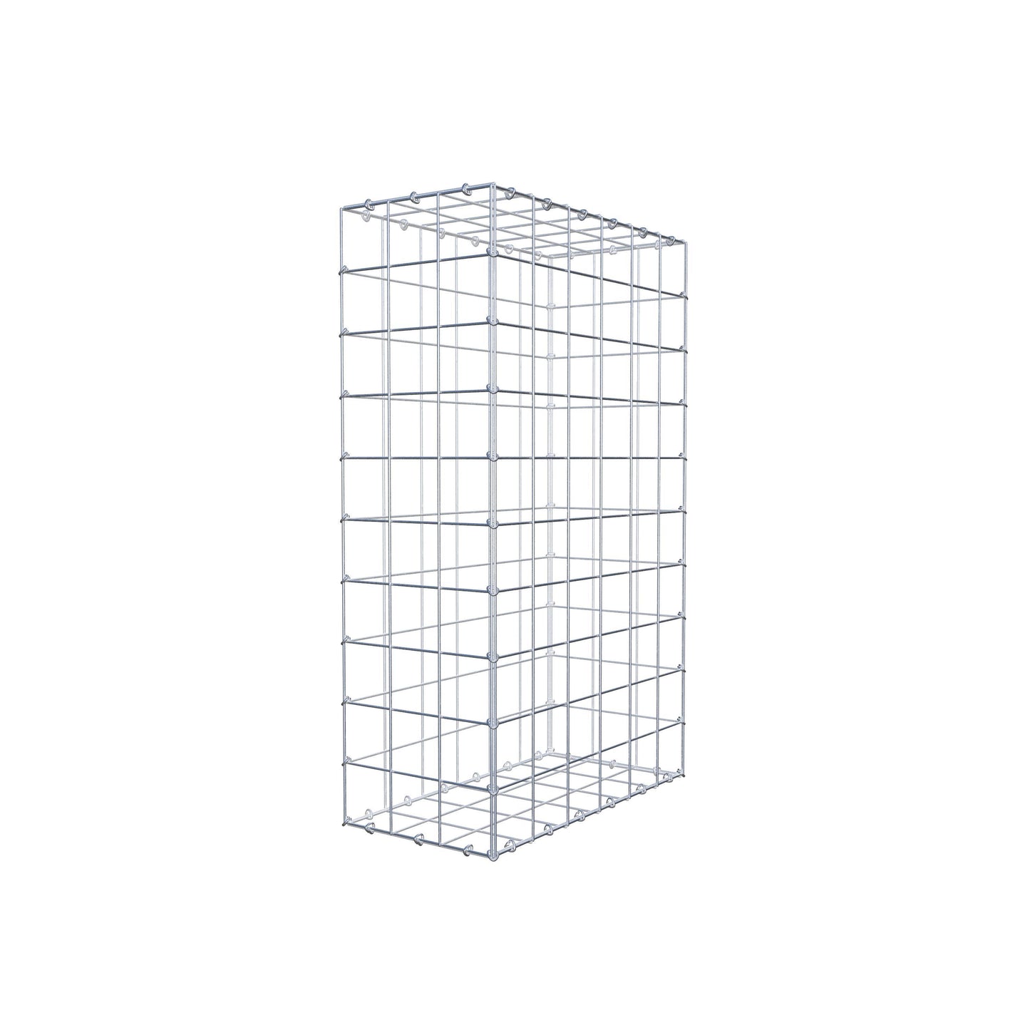 Gabione 100 cm x 60 cm x 30 cm (L x H x T), Maschenweite 10 cm x 10 cm, C-Ring