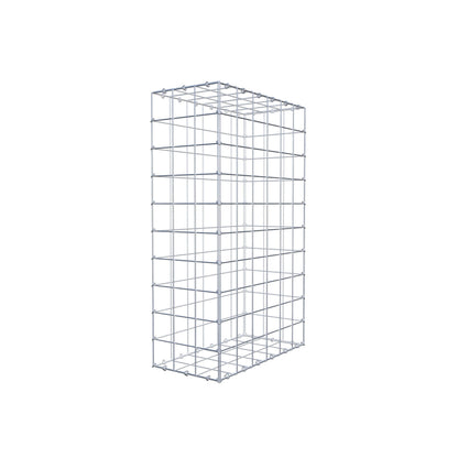 Gabione 100 cm x 60 cm x 30 cm (L x H x T), Maschenweite 10 cm x 10 cm, C-Ring