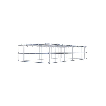 Gabbione aggiuntivo di tipo 3 100 cm x 20 cm x 50 cm (L x A x P), maglia 10 cm x 10 cm, anello a C