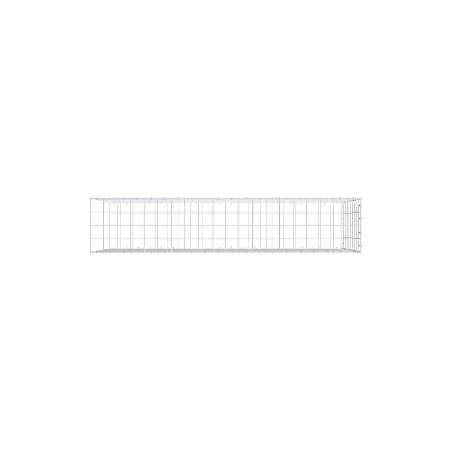 Anbaugabione Typ 2 200 cm x 100 cm x 40 cm (L x H x T), Maschenweite 10 cm x 10 cm, C-Ring