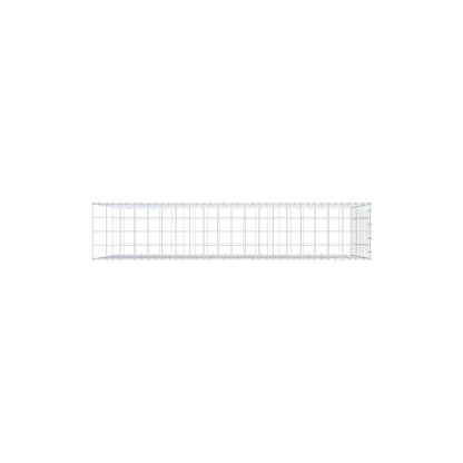 Anbaugabione Typ 2 200 cm x 100 cm x 40 cm (L x H x T), Maschenweite 10 cm x 10 cm, C-Ring