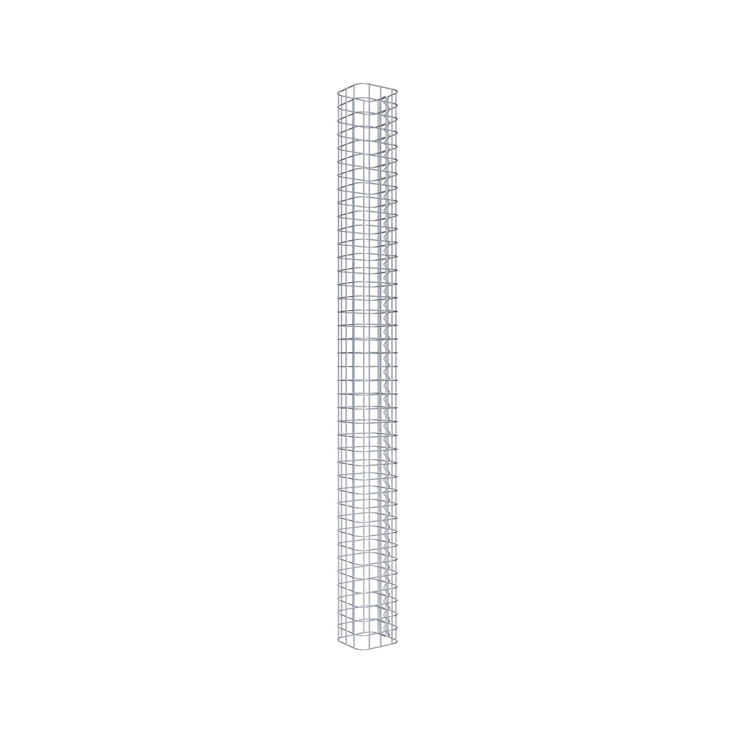 Gabion column square 17 cm x 17 cm, 200 cm height, MW 5 cm x 5 cm
