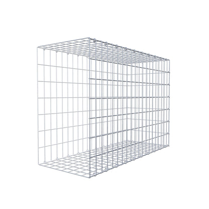 Mounted gabion type 2 100 cm x 70 cm x 40 cm, mesh size 5 cm x 10 cm, C-ring